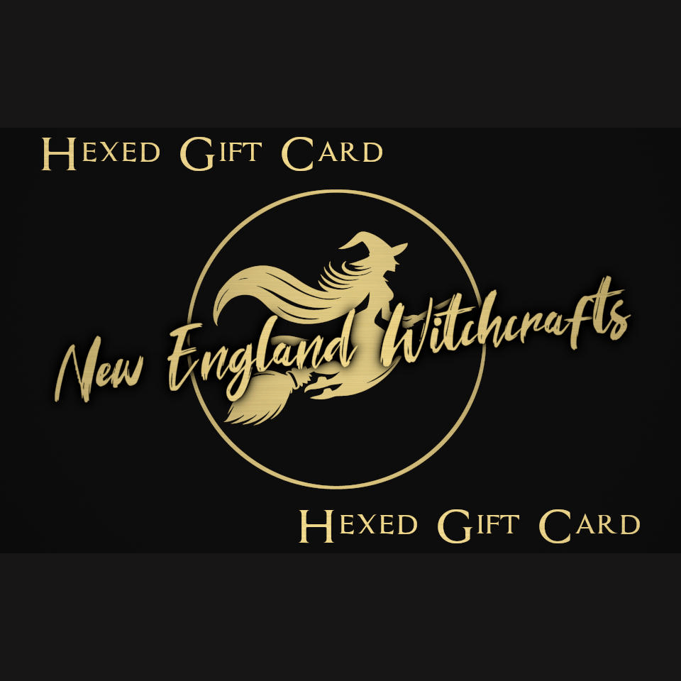 Image of Gift Card with witch logo and the words Hexed Gift Card